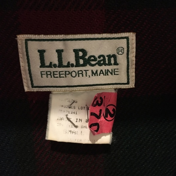 Vintage L.L.Bean FREEPORT MAINE Duffel Coat Toggle Jacket MADE IN USA - Picture 5 of 5